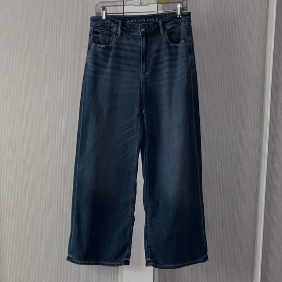 American Eagle Outfitters Dark Blue Flare Jeans - NWOT - Picture 5 of 6